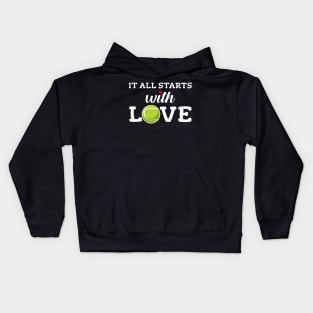 It All Starts With Love Kids Hoodie